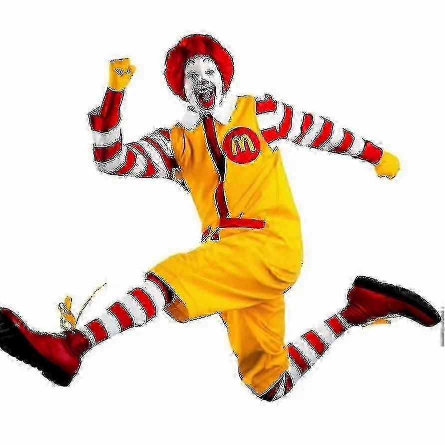 高品質のマクドナルドのコスチュームハロウィーンカーニバルアダルト