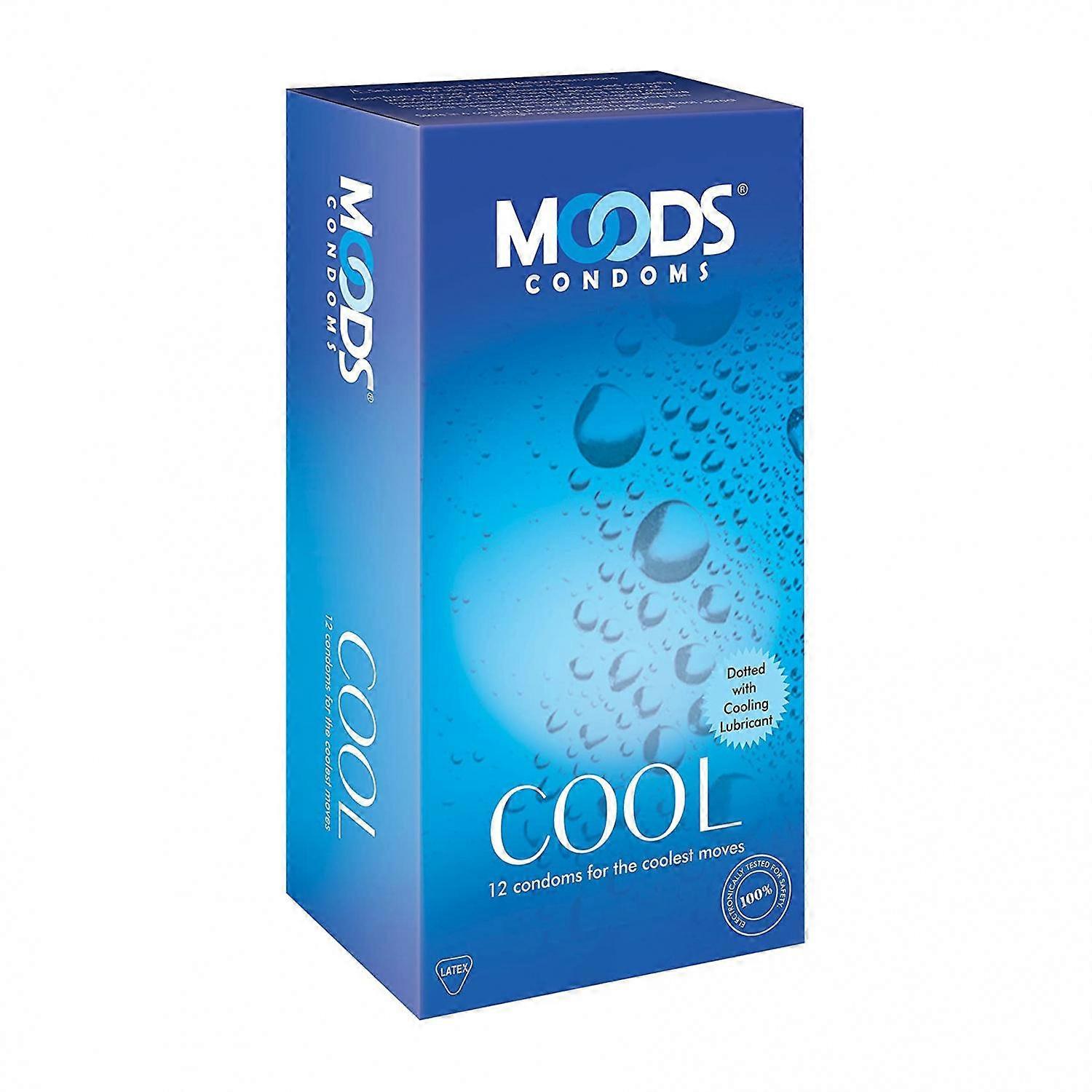 Spot condoms with cooling effect (12 pcs), Cool Condoms, Moods