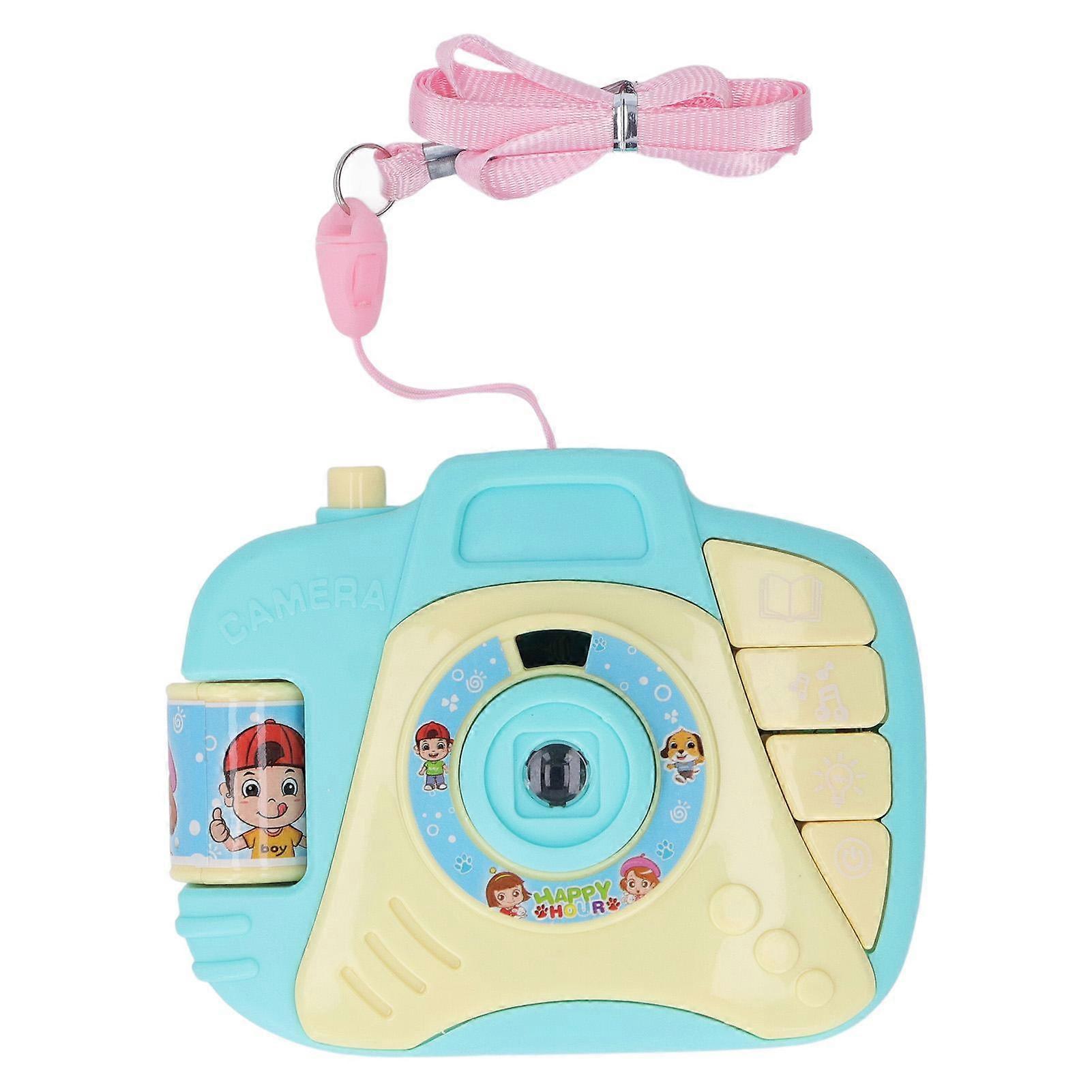 Projection Camera Toy Portable Cartoon Projection Camera Toy with Light and Music for Early