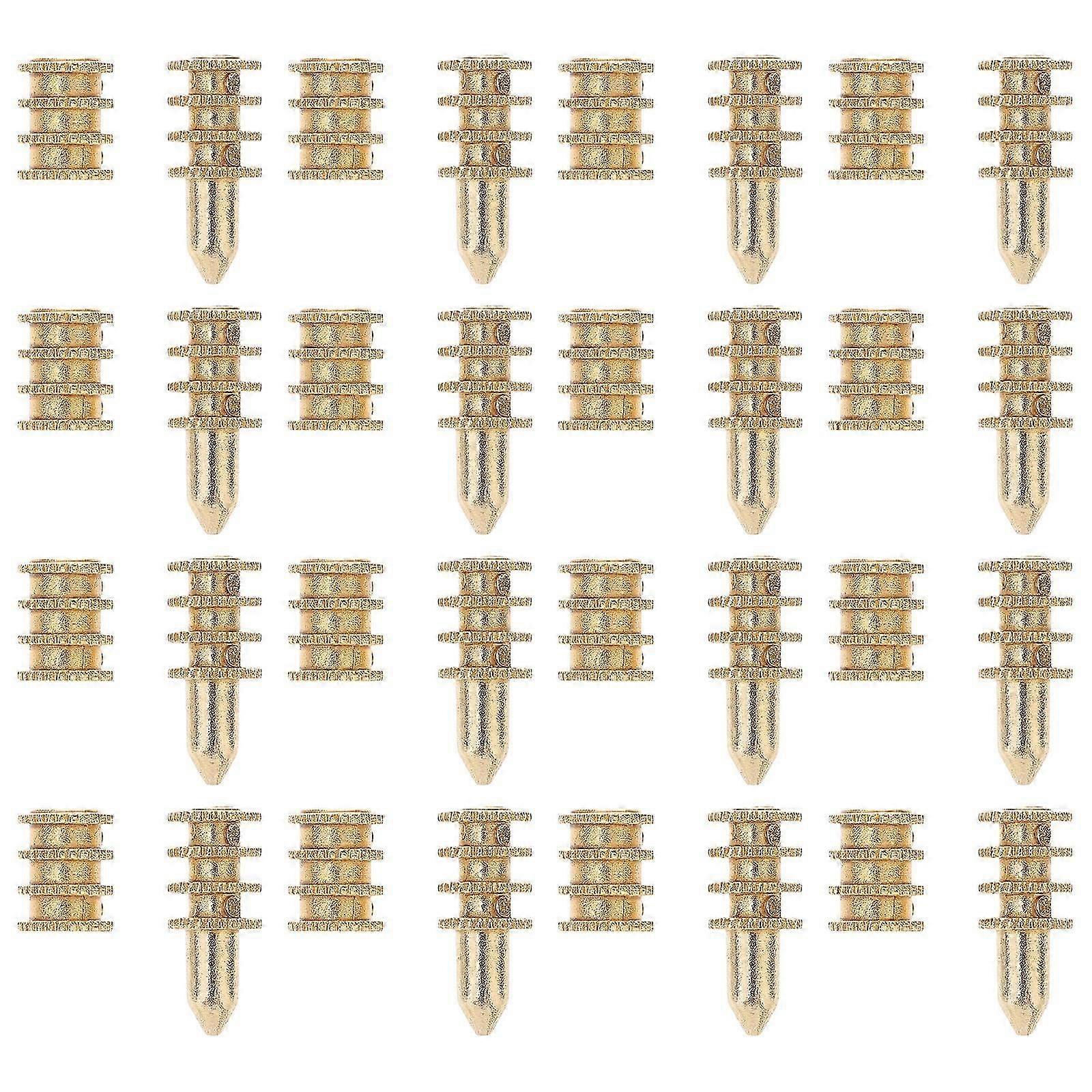 Table Leaf Pin Sets Zinc Alloy Table Leaf Dowel Pin Alignment Pin Sturdy Support 20Pcs