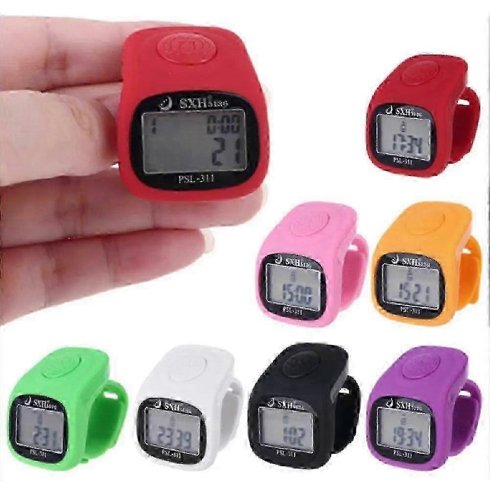 Digital Finger Tally Counter 8 Channels with LED Electronic Hand Smart Counter