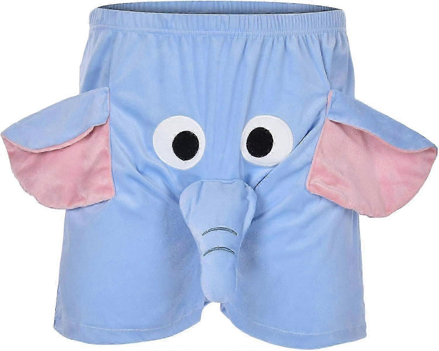 תחתוני חדק פילים מצחיקים תחתוני פילים חידוש בוקסר מכנסיים קצרים כותנה לגברים