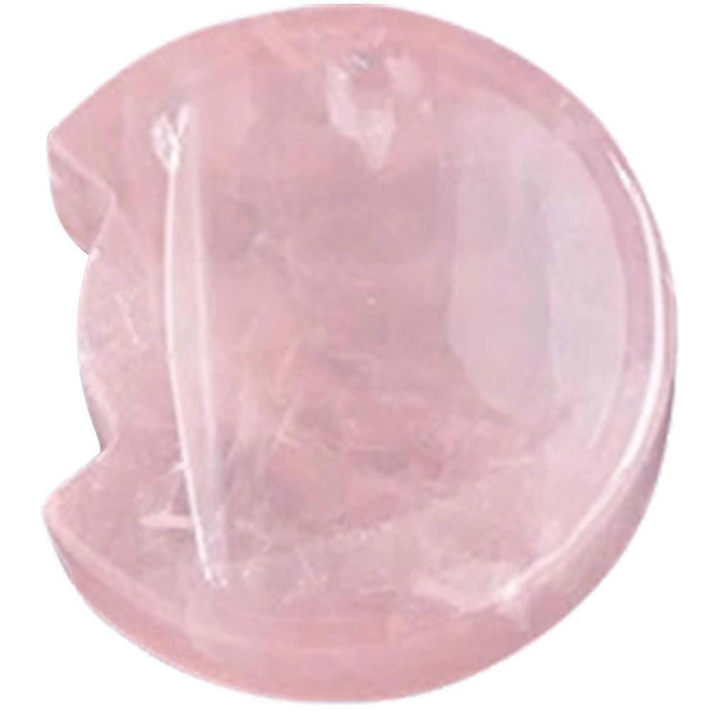 Crystal Stone Decor Cat Head Shape Crystal Stone Tiny Bowl Desktop Ornament