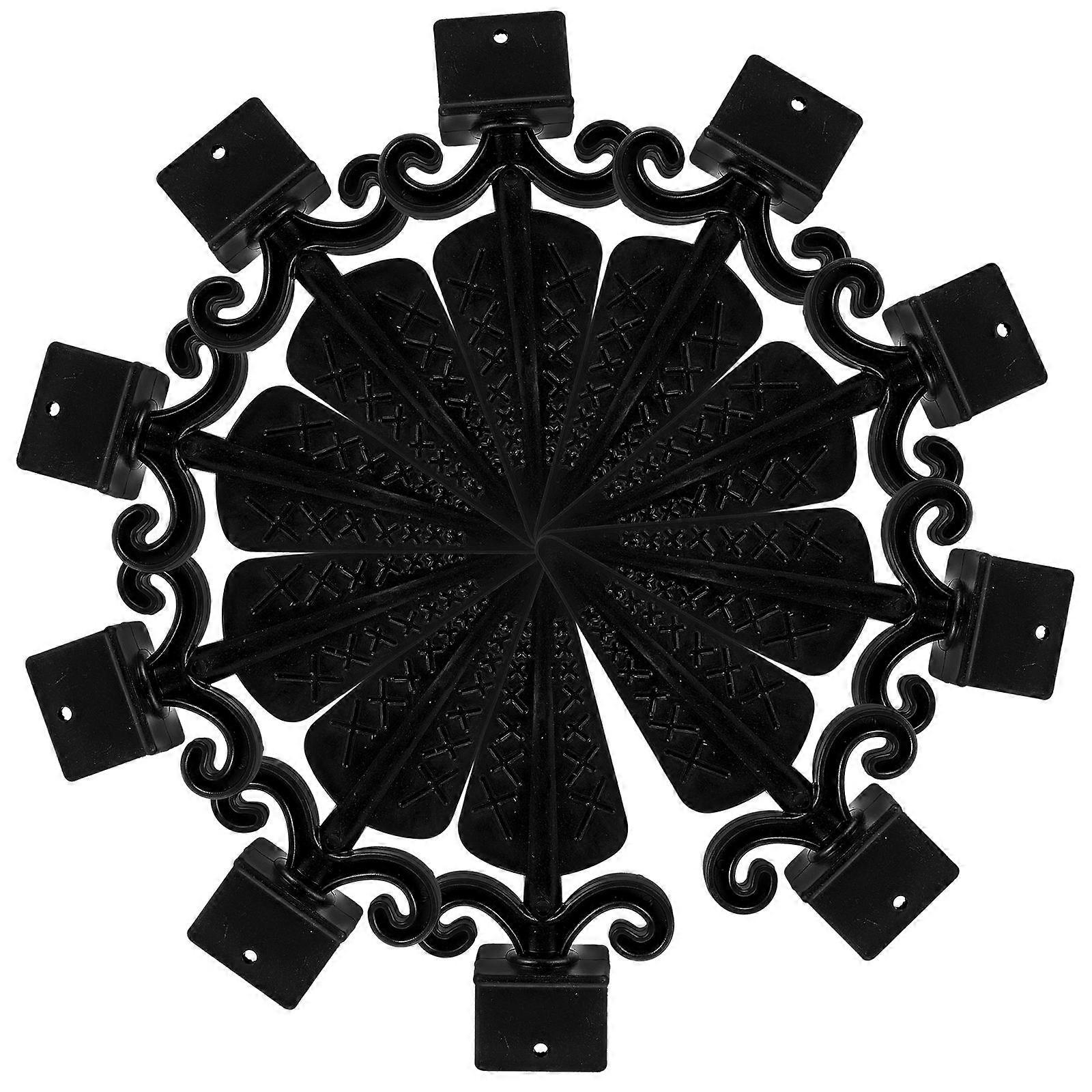 10 pezzi di tappi per pali di recinzione, tappi per pali di recinzione per esterni, coperture decorative per pali di recinzione per cortile e giardino