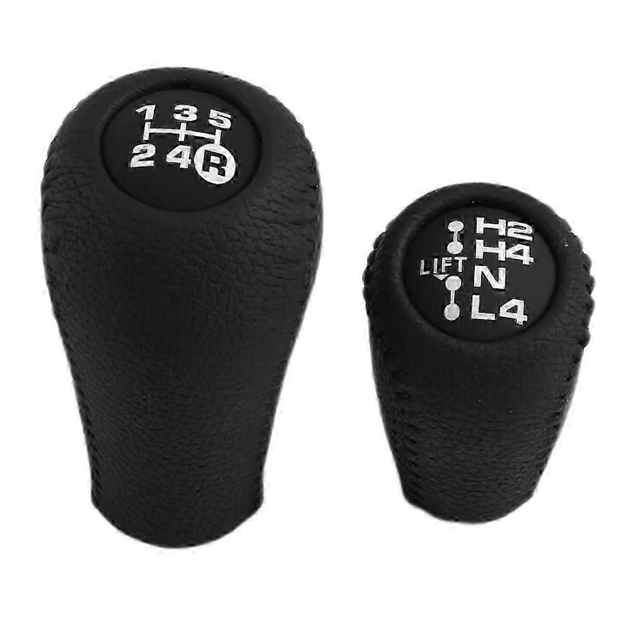 Manual gear shift knobs 2 pack black compatible with Land Cruiser 70 LC76 LC78 LC79 anti-slip and comfortable