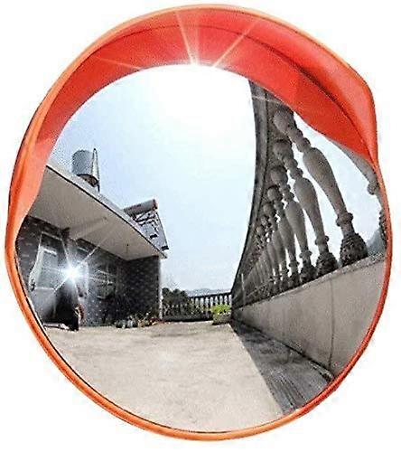 Convex Traffic Safety Mirror Shatterproof for Garage Blind Spot Corner Monitoring 100cm