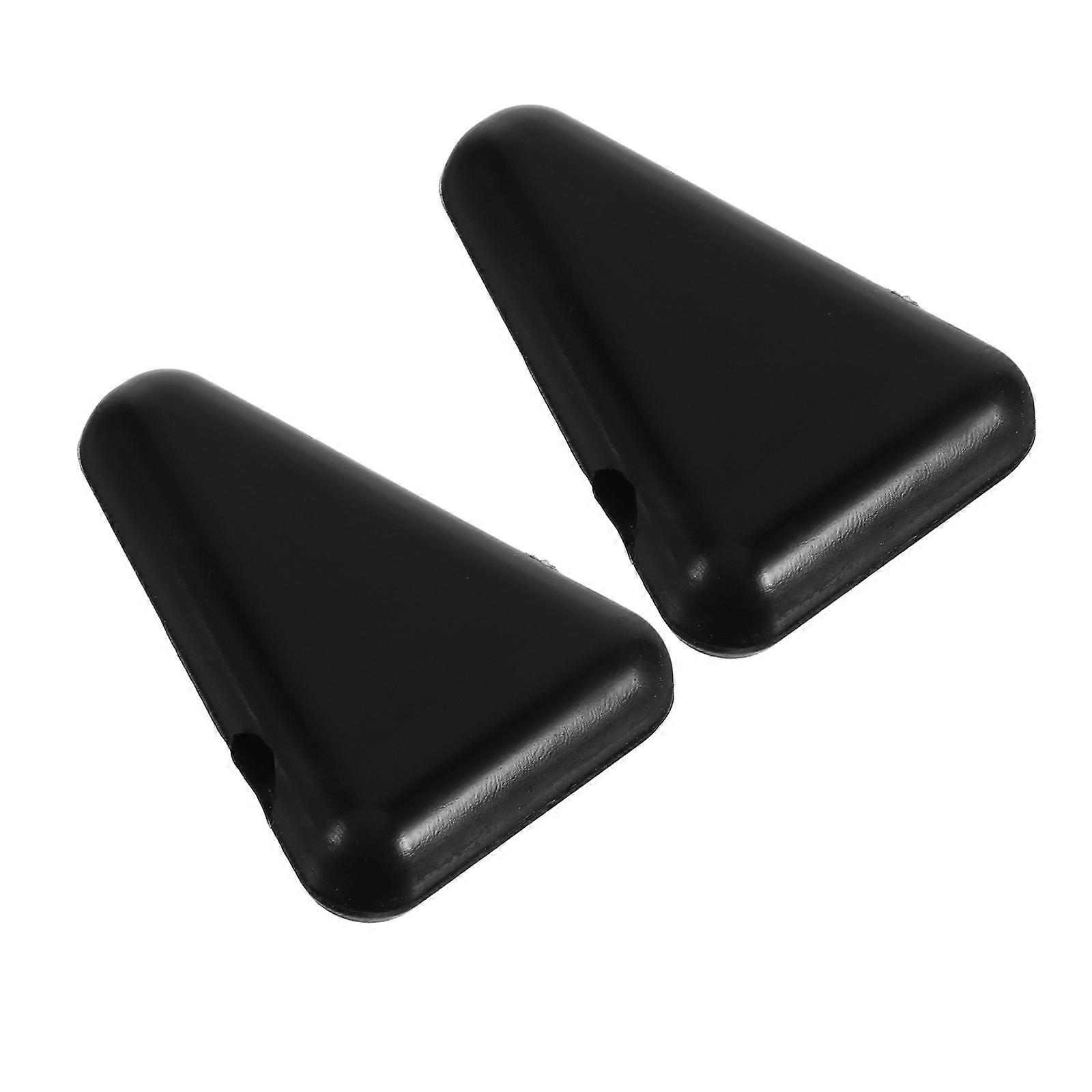 fork Base Black Silicone Holder for Secure Mounting 2Pcs