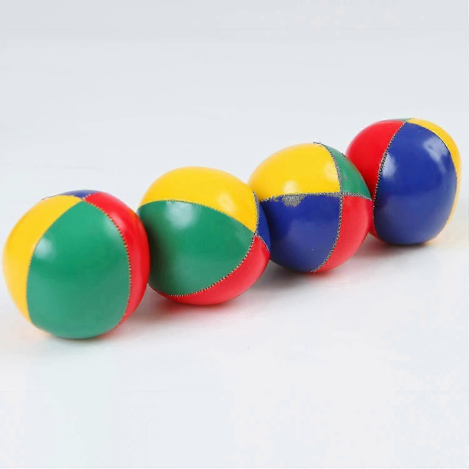 4 Pack Round Juggling Balls Smooth And Soft Juggle Balls With A Bags