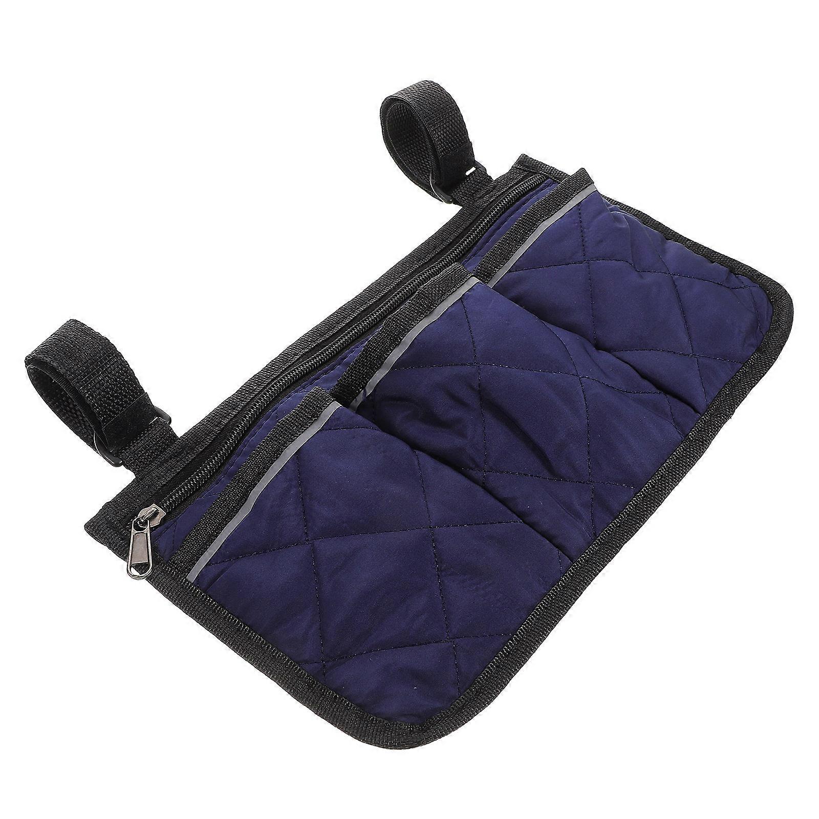 Wheelchair Armrest Storage Bag for Easy Access with Multiple Pockets