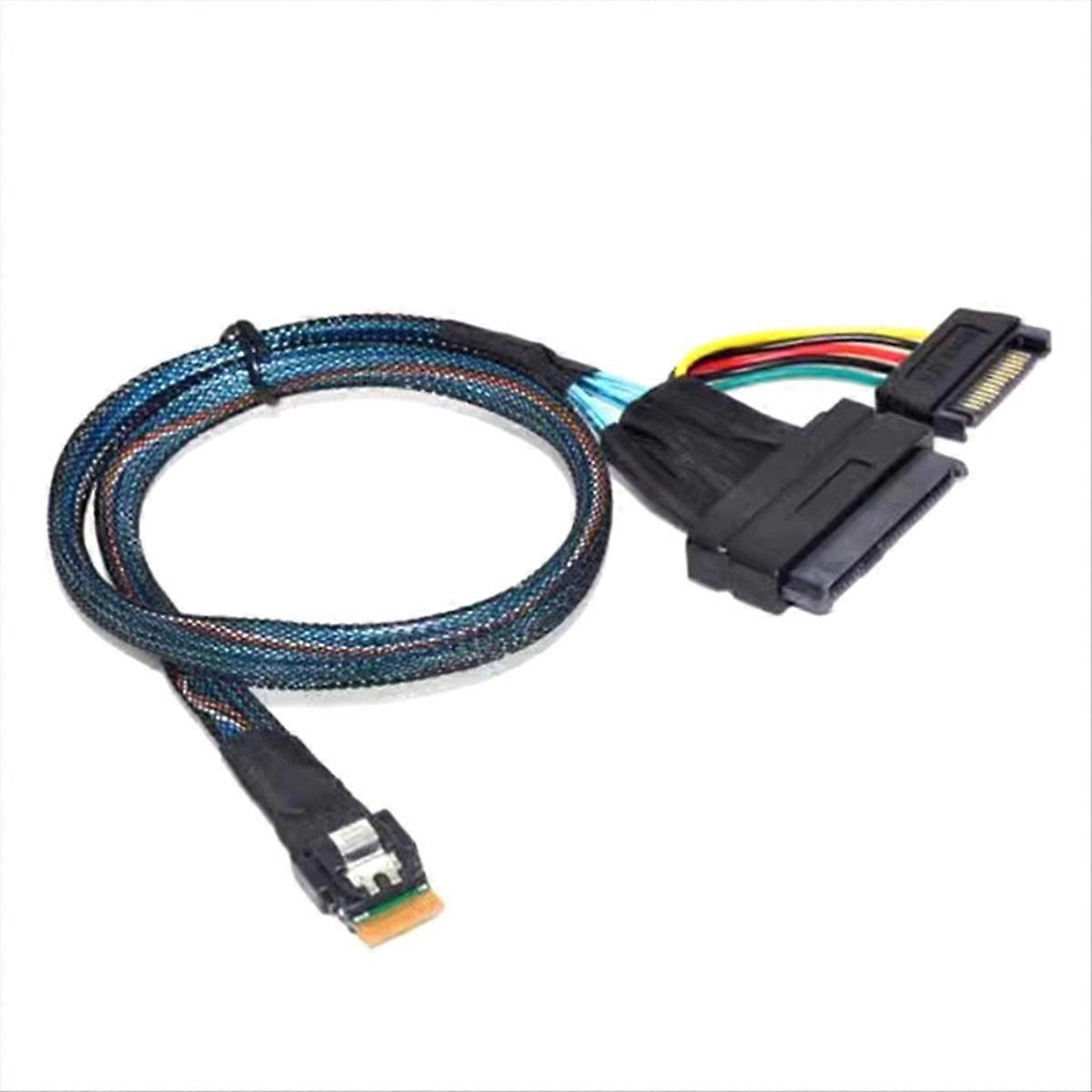 U.2/U.3 SSD Cable SAS SFF-8654 4i to SFF-8639 U.2 U.3 Data Cable