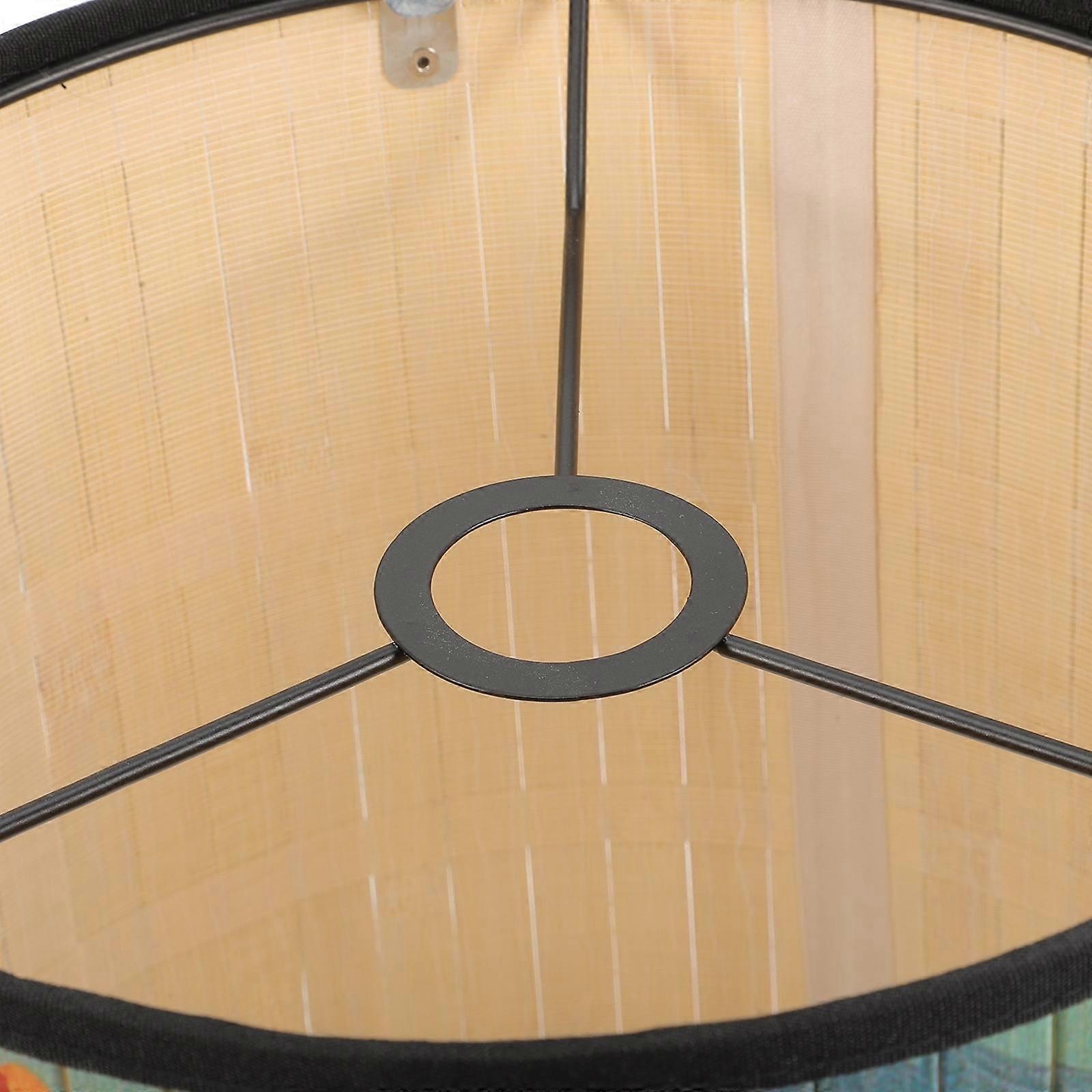 Decorative Ceiling Lamp Shade Folding Lampshade Delicate Pattern Restaurant Bar Lampshade