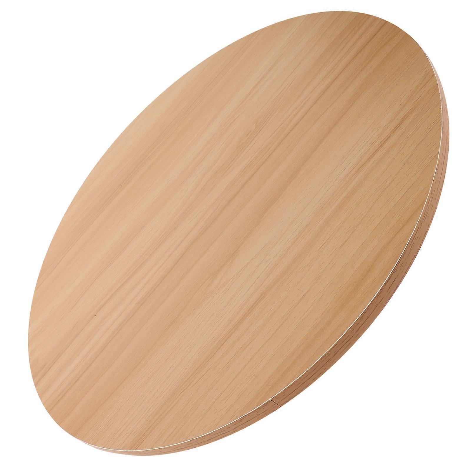 Wood Table Top Thick Round Table Desktop Replacement for Dining