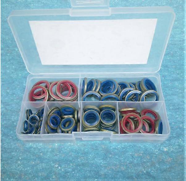 100pcs Diesel Injector  Kit with ORings and Gaskets for Common Rail Leak Prevention