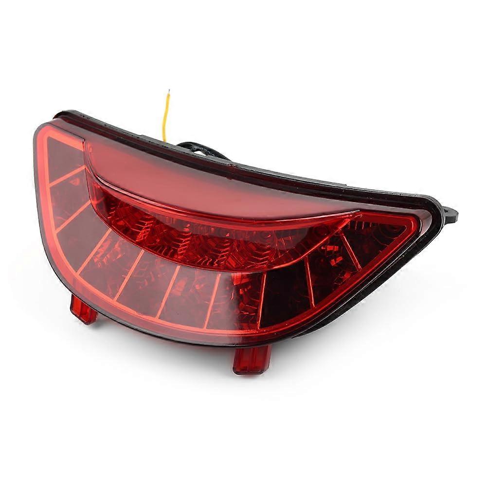Motorcycle LED Tail Light with Integrated Brake and Turn Signals for Yamaha VMAX 1700 20092013 ABS Red