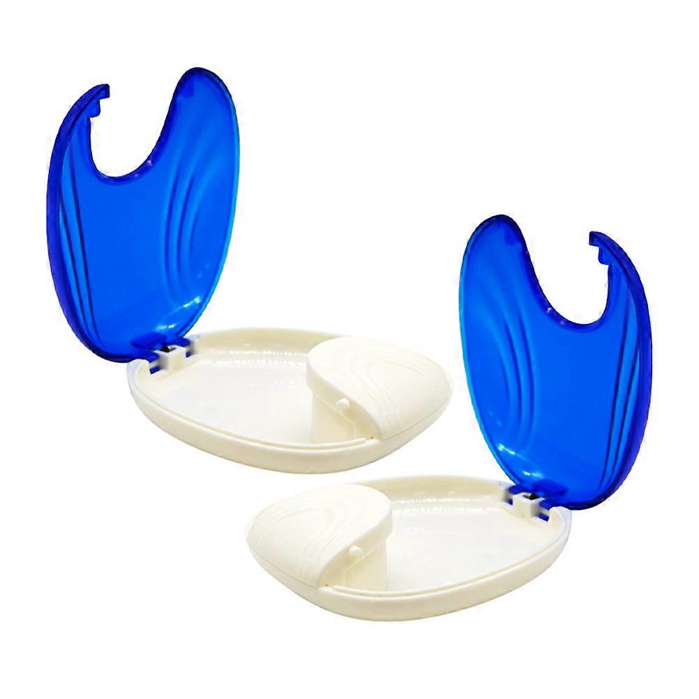 Aligner Portable Case for Storage 2Pcs Transparent Retainer Storage Box