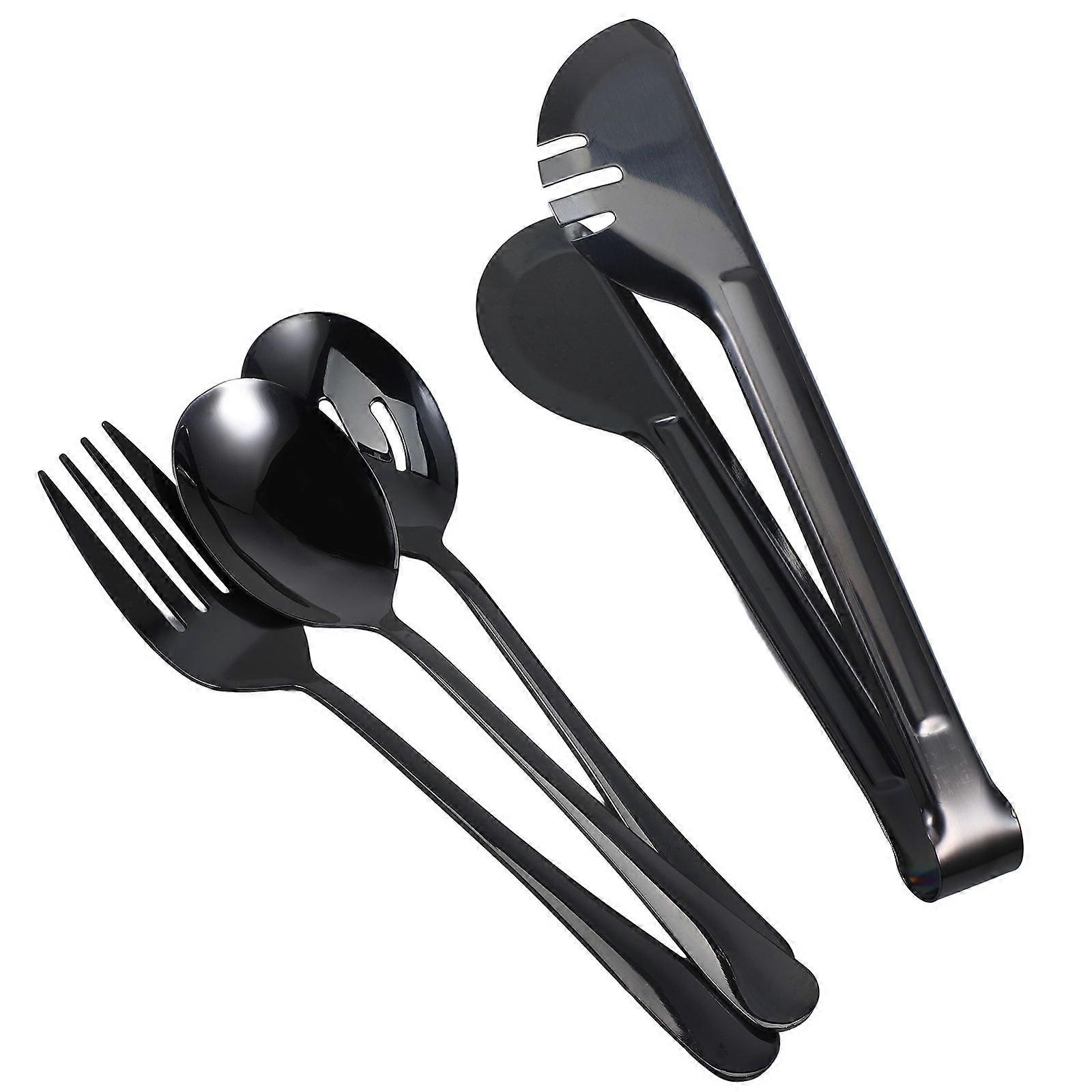 Stainless Steel Serving Utensils Set for Buffet Use 1Set