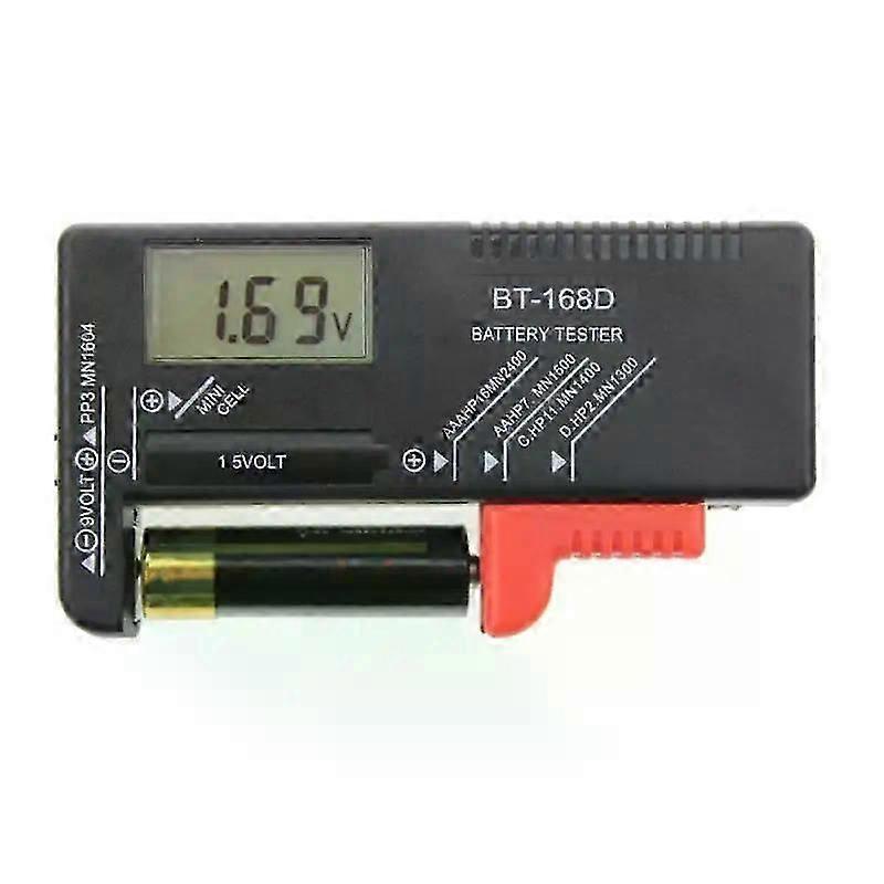 BT-168 PRO Digital Lithium Battery Capacity Tester Checkered load analyzer Display Check AAA AA Button Cell Universal test