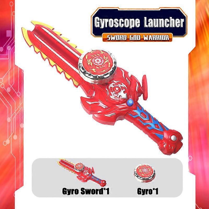 New sword-shaped Gyroscope toy Sword Launcher Spinning Top multiplayer interactive game Battle Gyro Boy Toy