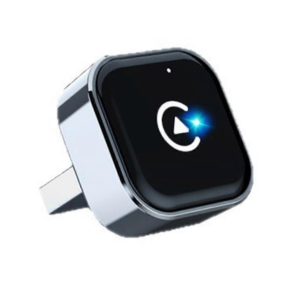 Mini Horizontal Plug Wireless CarPlay Box Android 2-in-1 Adapter for Car Connectivity, with Extension Cable + Adapter