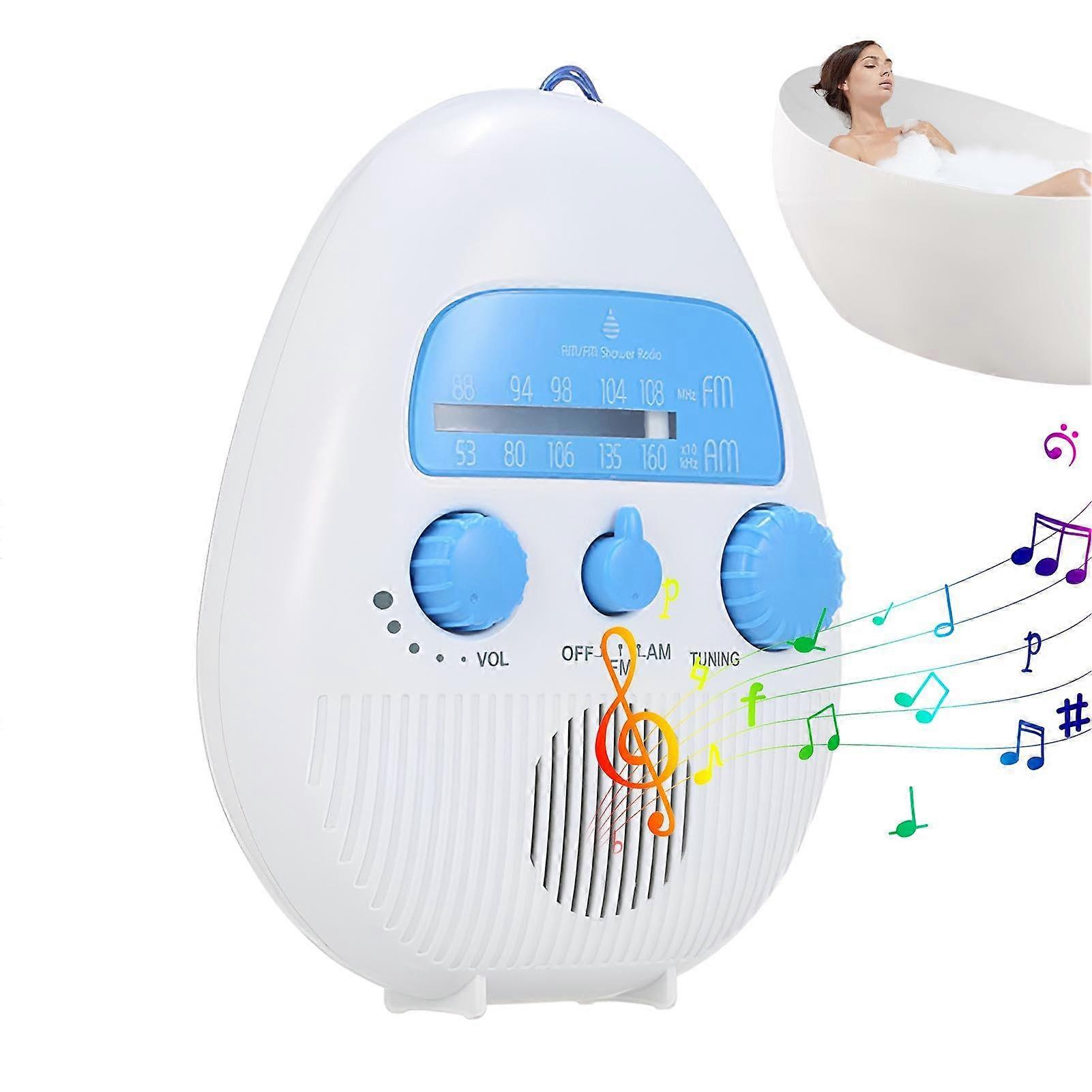 Pocket Radio Am Fm Adjustable Waterproof Portable Radio With BuiltIn Speaker Handheld Am Fm Receiver For Men Women