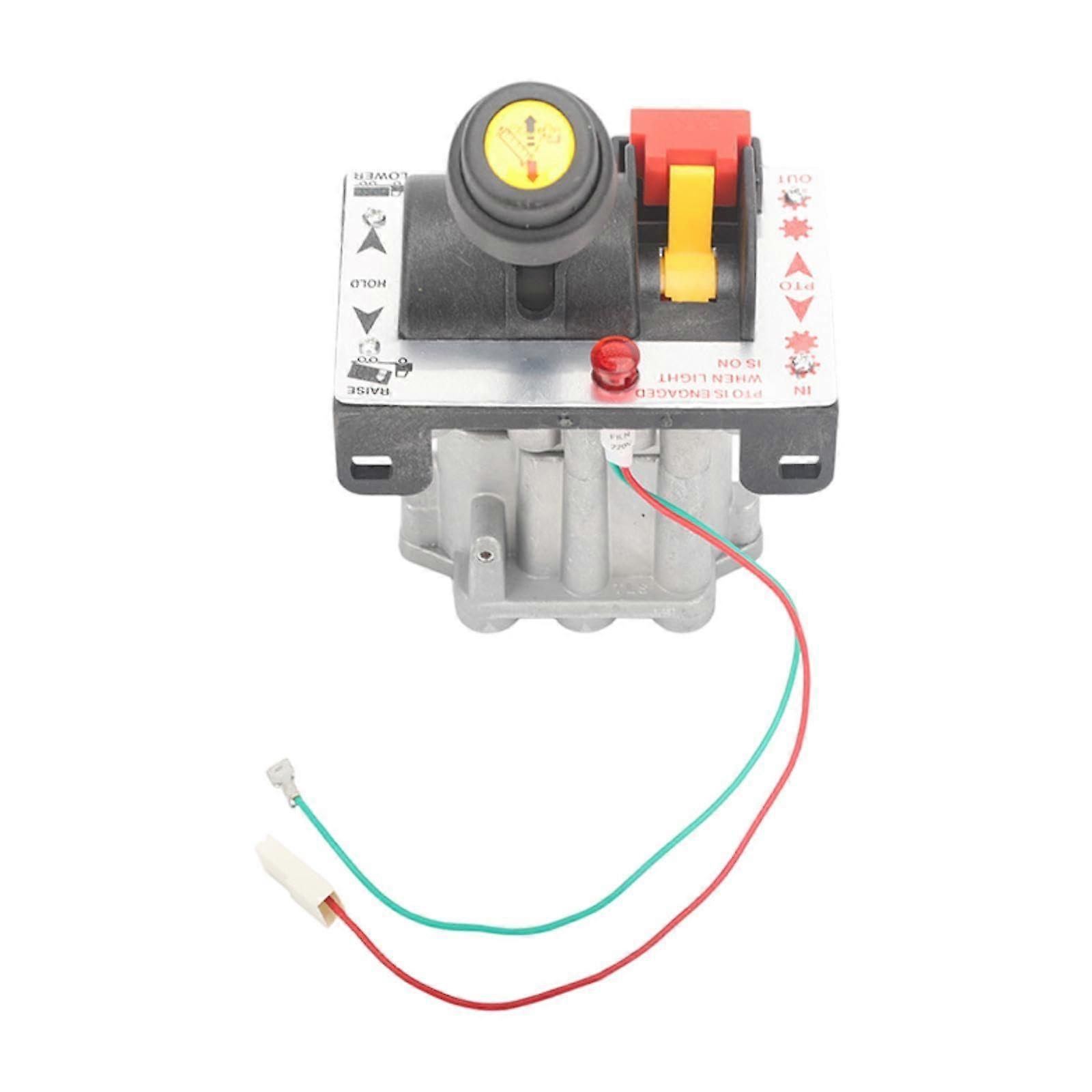 Hydraulic Dump Truck Control Valve with PTO Switch and Warning Light, Four Position Operation