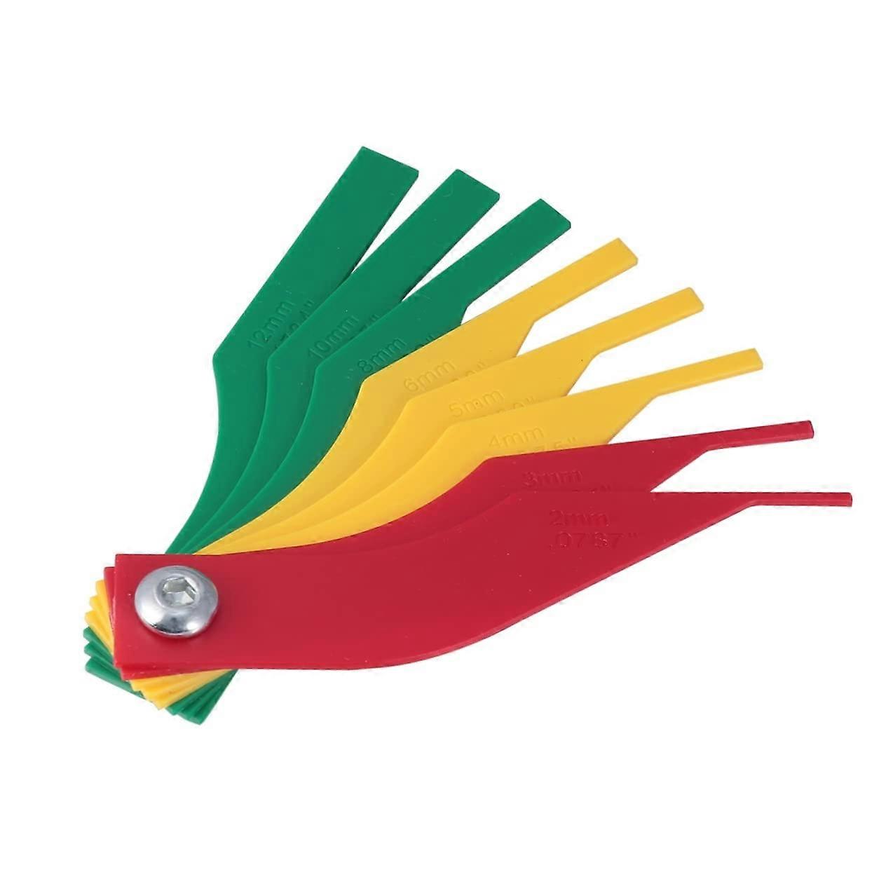 Brake Pad Thickness Gauge with ColorCoded Scale for Quick and Easy Car Brake Pad Measurement