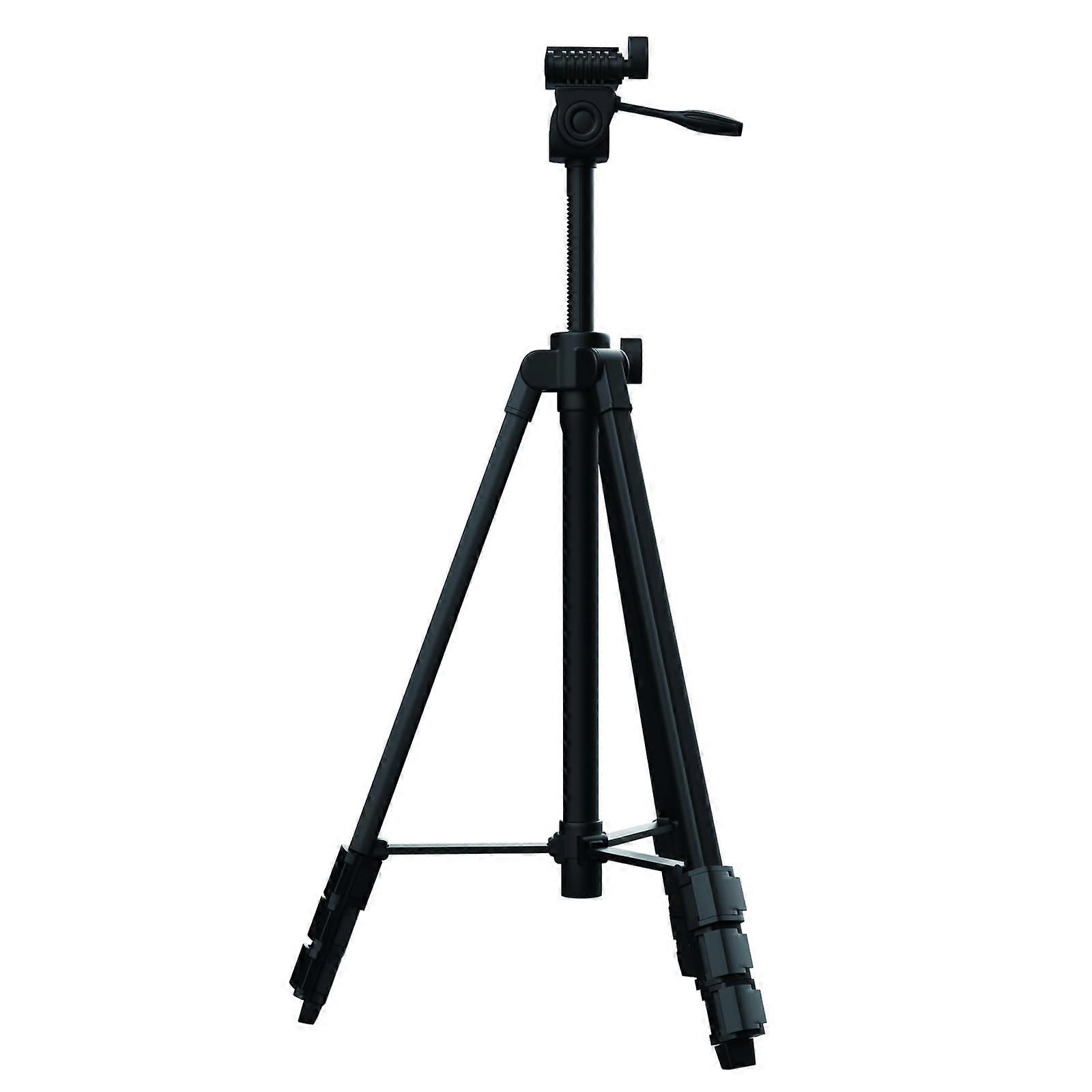 59Inch Adjustable Laser Level Tripod Stand, Lightweight Aluminum with Bubble Level for Surveying