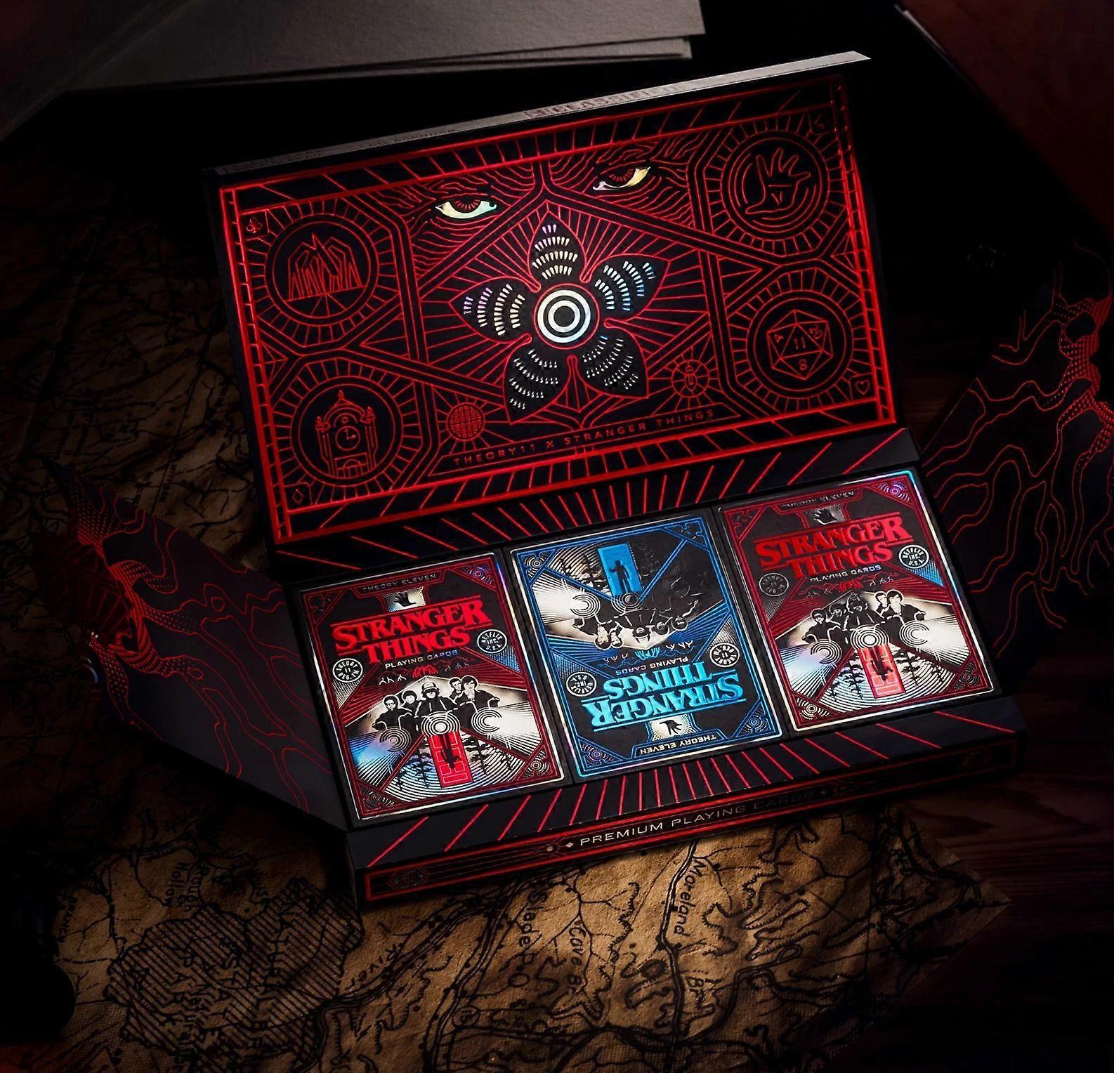 Stranger Thing Play Cards: Cards by theory11 - 3 Deck Box Set