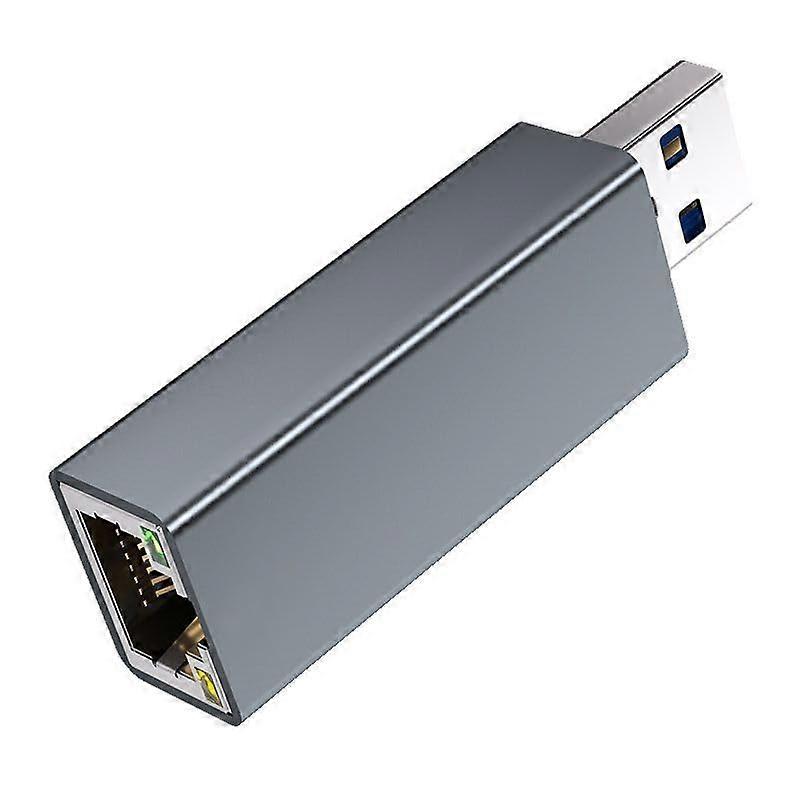 USB 3.0 to RJ45 Ethernet Adapter with Speed Data Transfer and Wide Cable Compatibility
