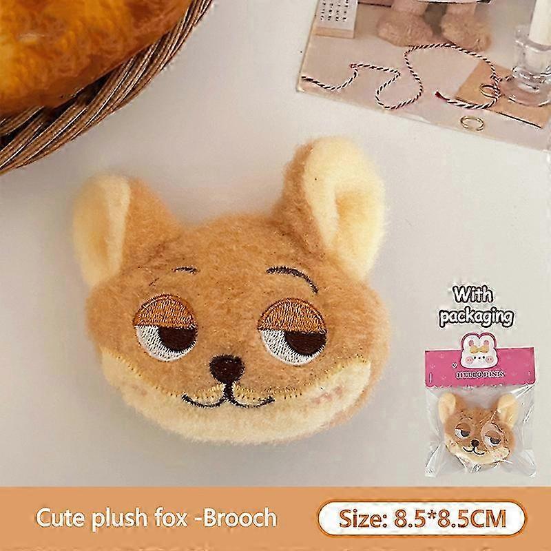 주토피아 봉제 인형 키체인 브로치, 만화 토끼 여우, 부드러운 인형 펜던트, 자동차 키링, 백팩, 가방 장식, 어린이 선물 (25-26인치)
