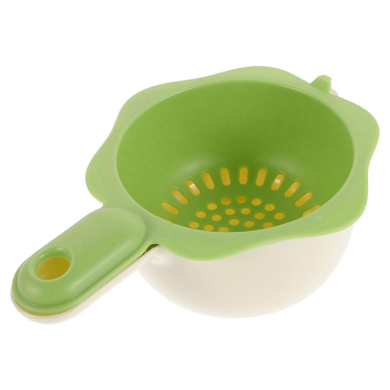 Fruit Drain Basket Plastic Colander for Kitchen Use with Quantity