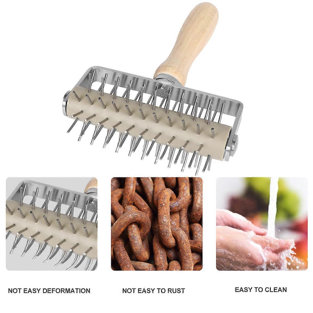 Baking Roller Needle Pizza Punch Tool for Kitchen Use