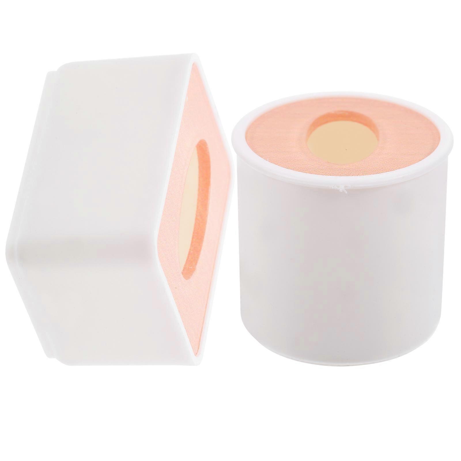 Dollhouse Accessories Mini Tissue Box for Decor White Plastic 8Pcs