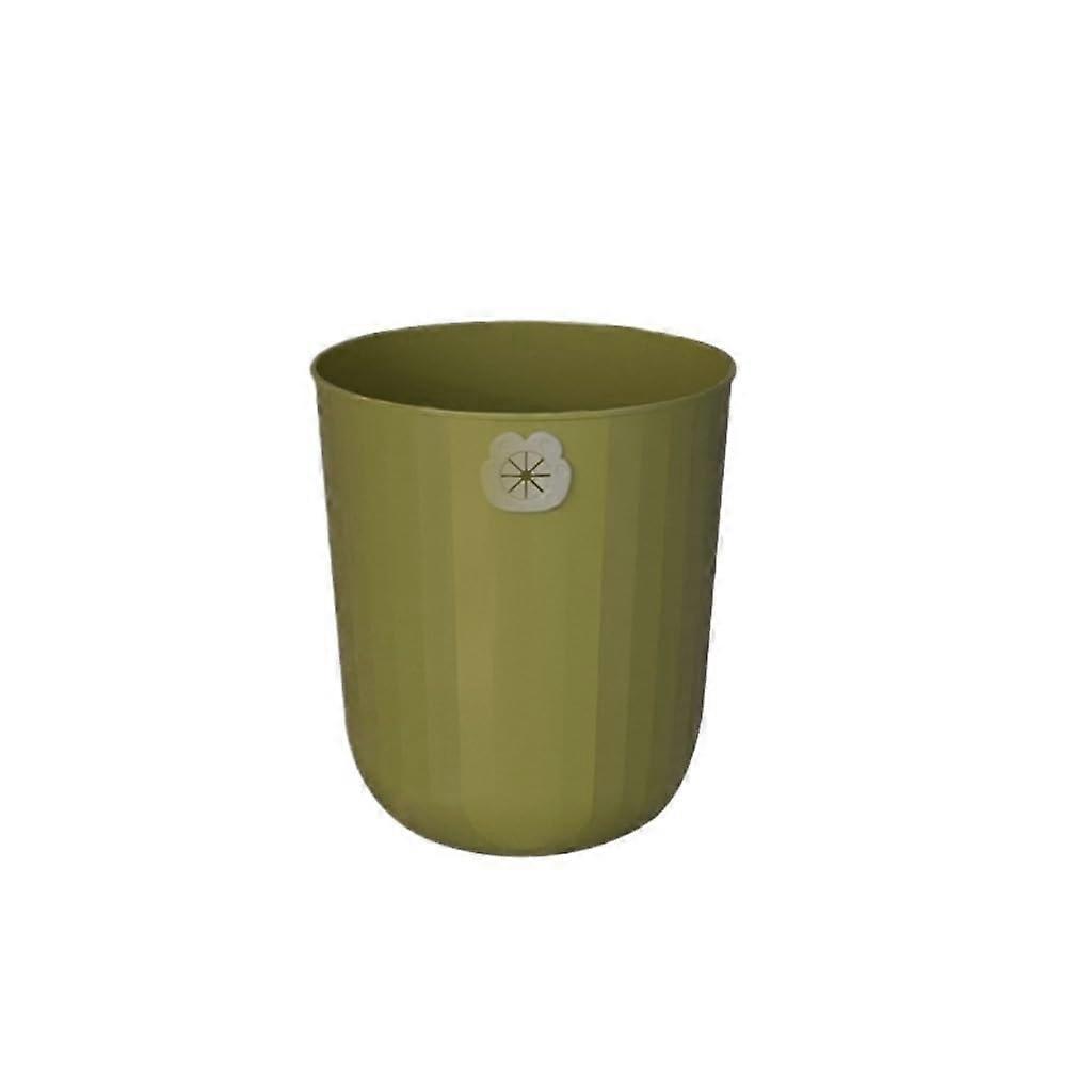 Trash Can with Modern Stylish Design, Compact Large Capacity Waste Bin for Kitchen Bathroom