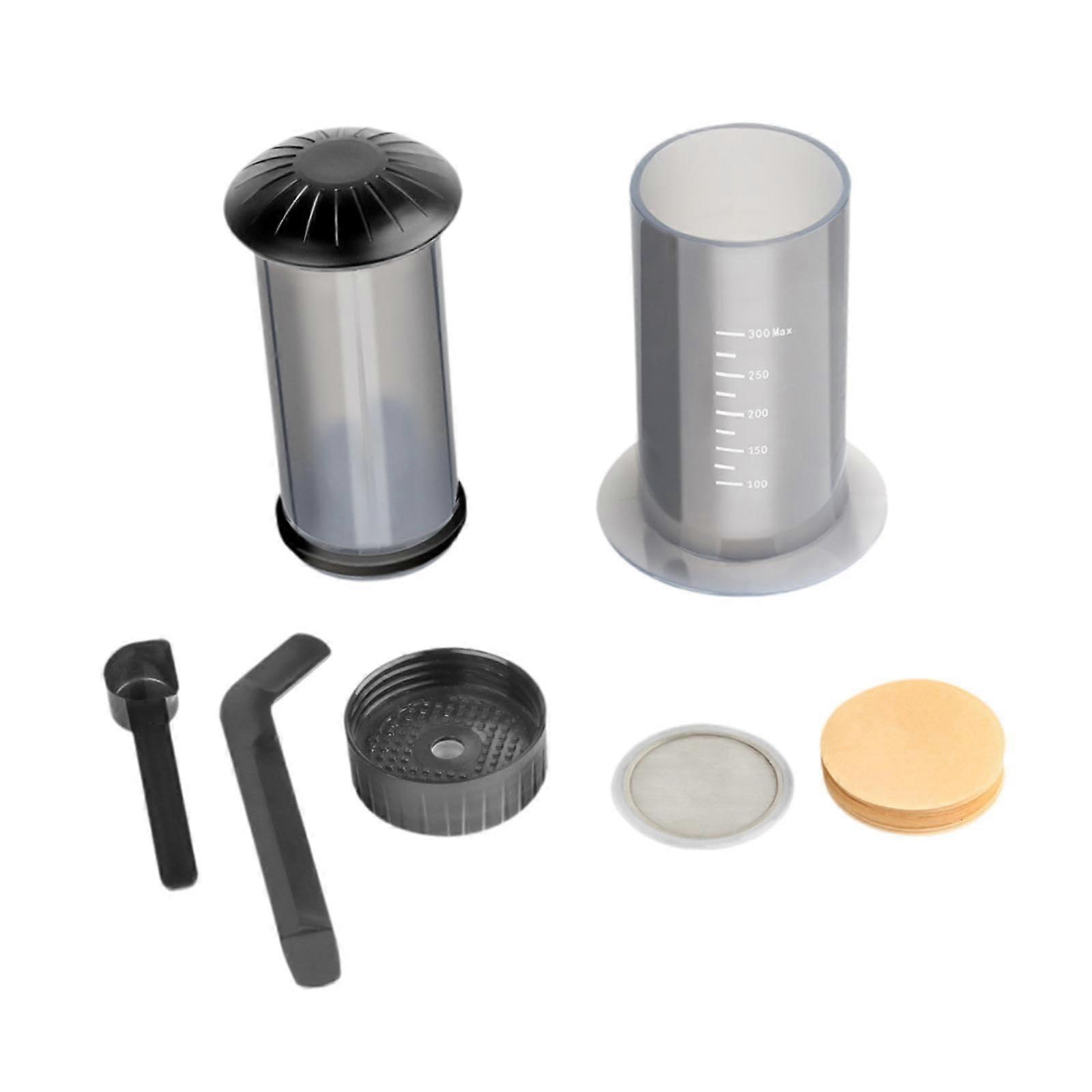 French Press Coffee Maker with Filter, Compact Camping Coffee Press for Outdoor Travel