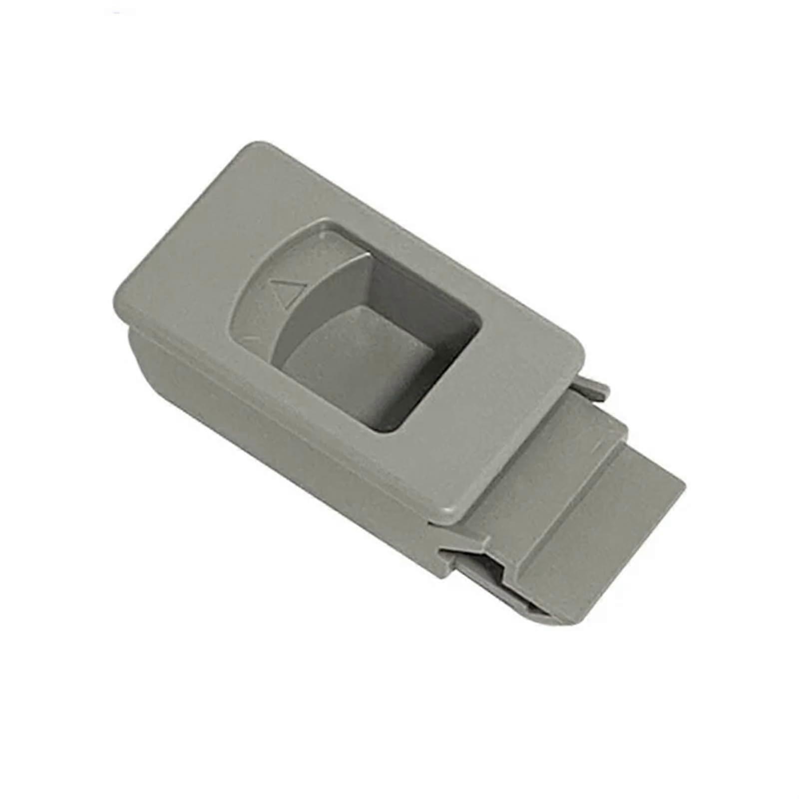 Plastic Cabinet Handle with Hidden Buckle Spring Loaded Lock for Electrical and Fire Cabinets 10pcs Gray