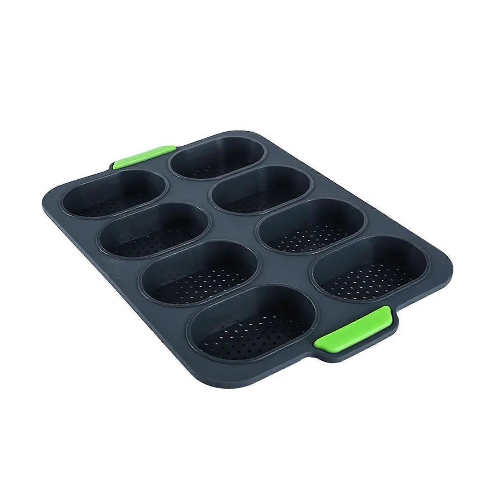 Silicone Baking Mold NonStick Round Mini Loaf Pan for Even Portion Control and Easy Release