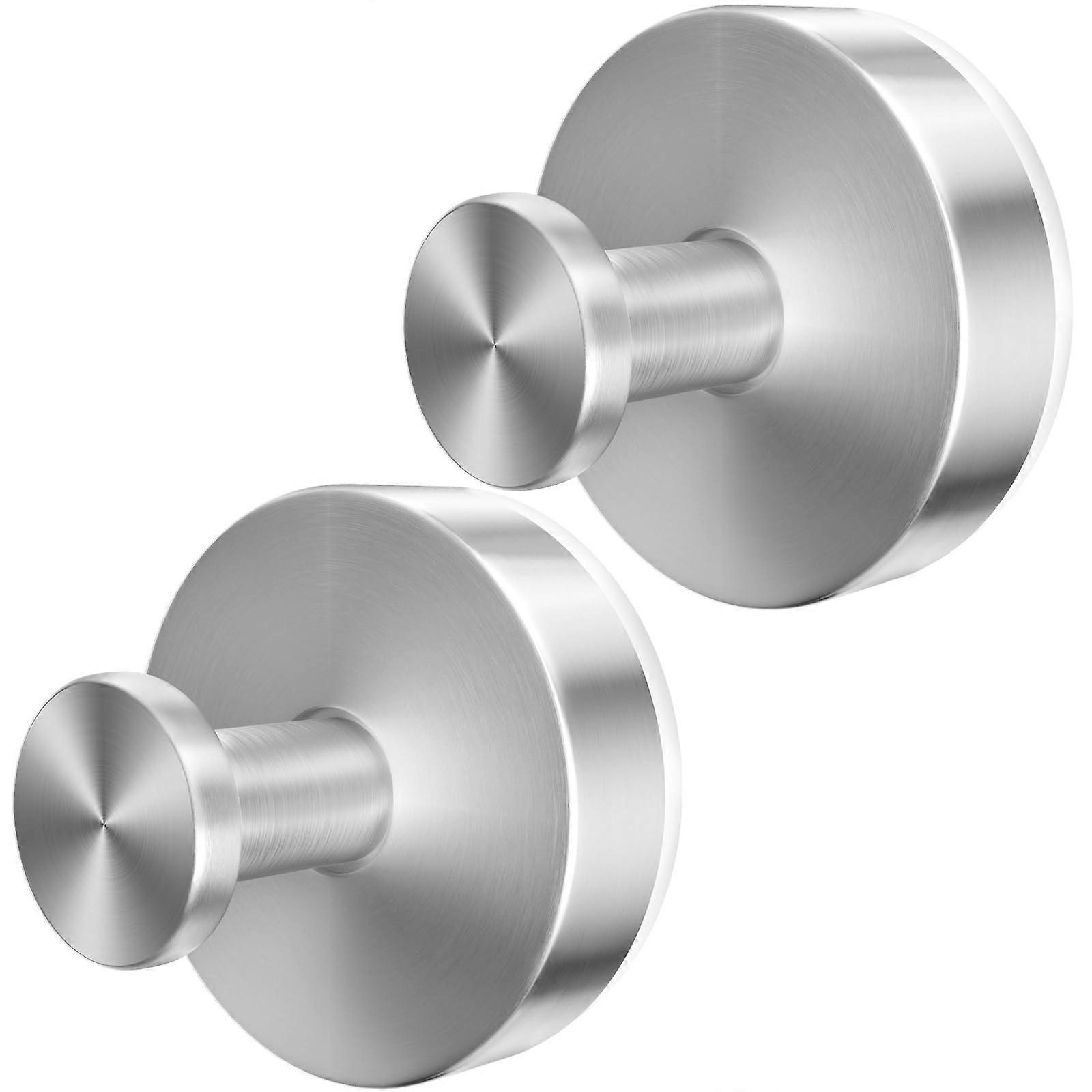 Suction Cup Hooks 2Pcs HeavyDuty No Drill Shower Towel Hooks RustResistant for Bathroom Kitchen