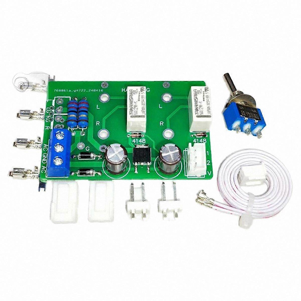 Two Choice Relay Audio Source Switching Board 2-Channel Signal Switching Board Audio Conversion Boa
