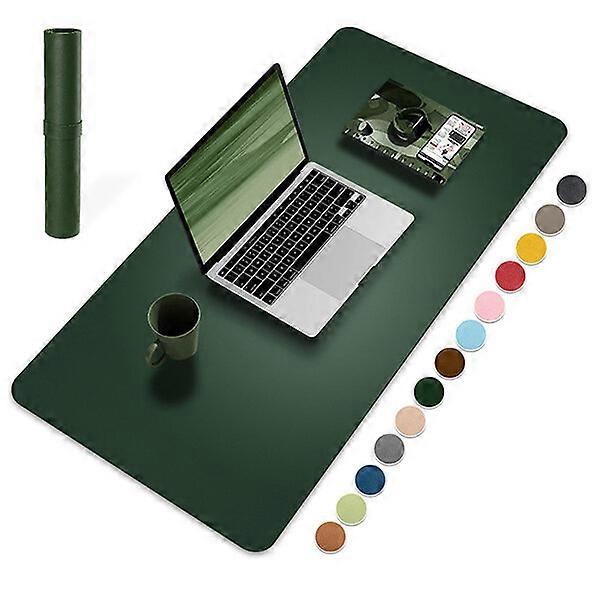 Leather Desk Mat Double Sided Computer Office Mouse Pad