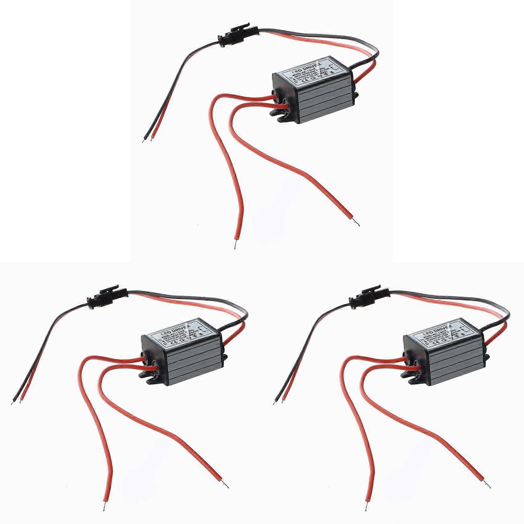 3X 3W LED Lamp Driver Electrical Transformer 85V - 265V