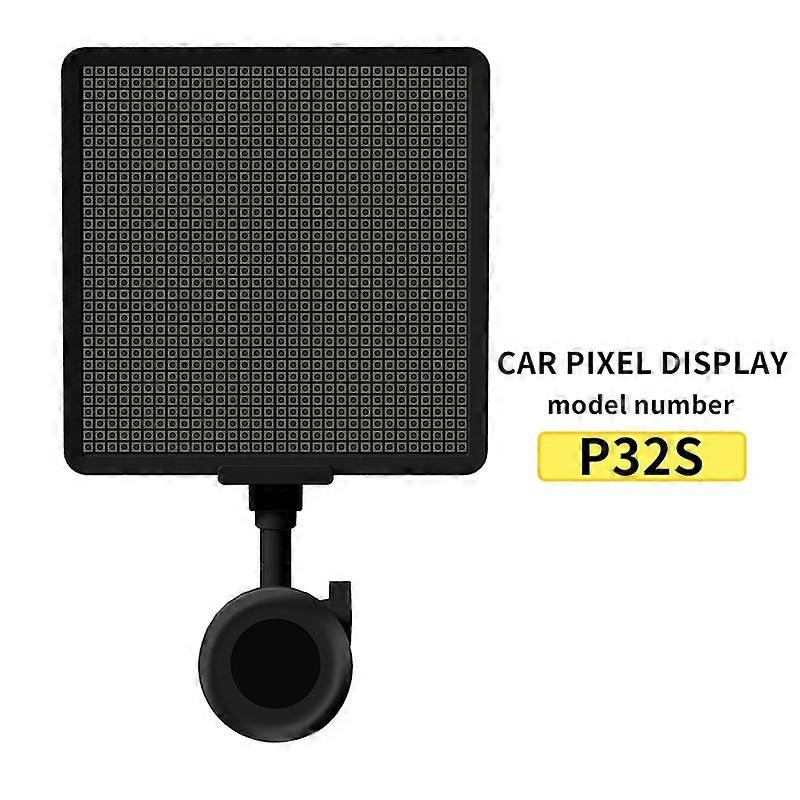 P32S 32x32 LED Car Sign Bluetooth-compatible App Control Custom Text Pattern Animation Programmable 