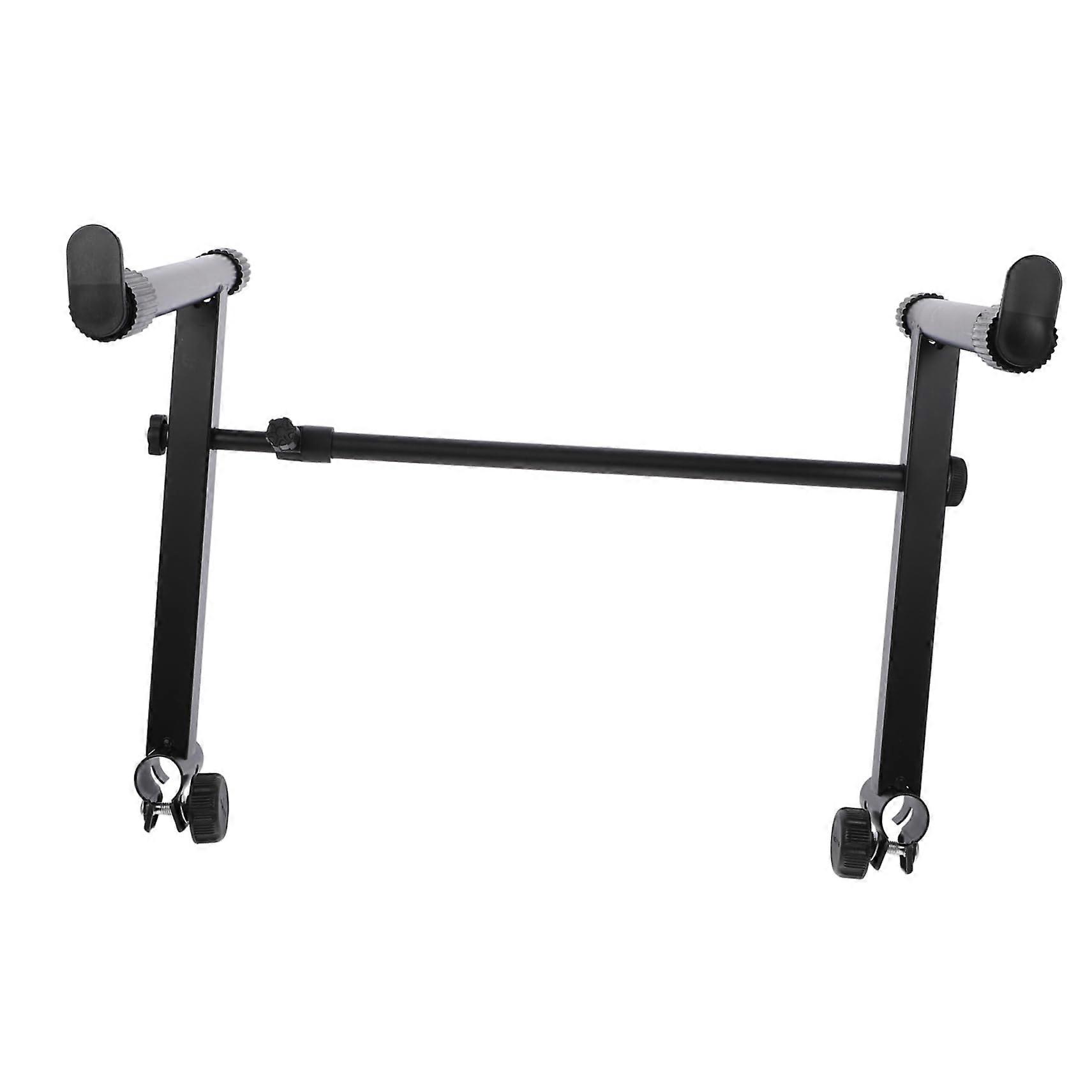 Electric Keyboard Stand with Adjustable Height, Foldable Portable Design for Home and Stage Use