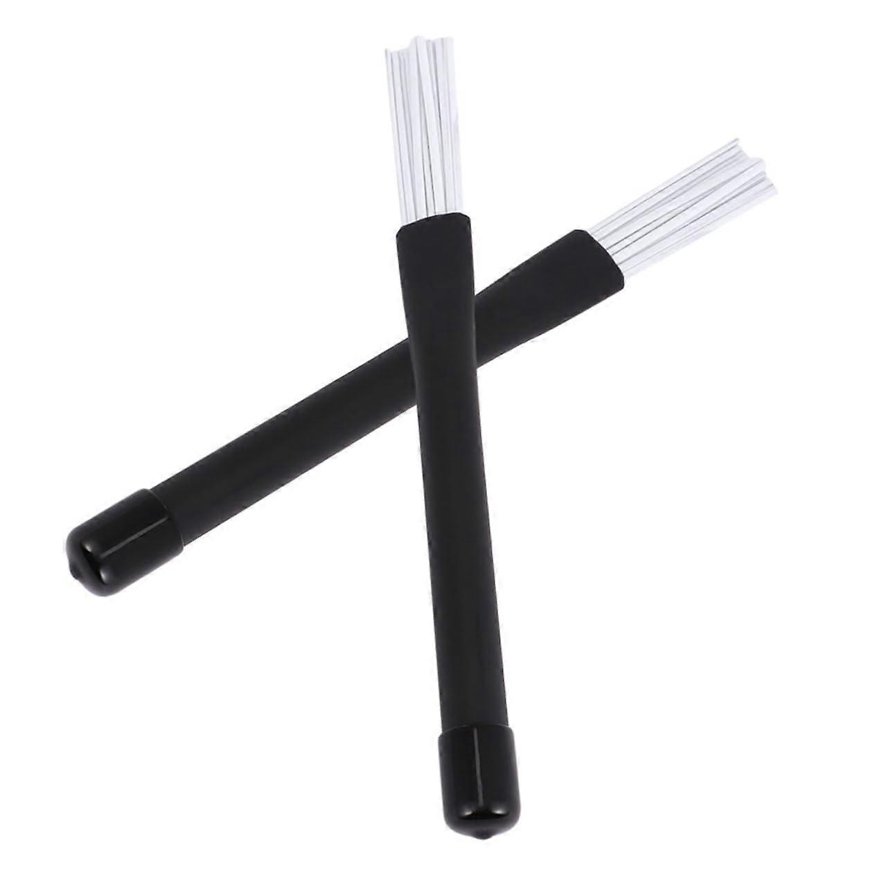 White Nylon Tip Drumsticks with Skidproof Grip, Balanced Rebound, Durable Finish for Drum Set