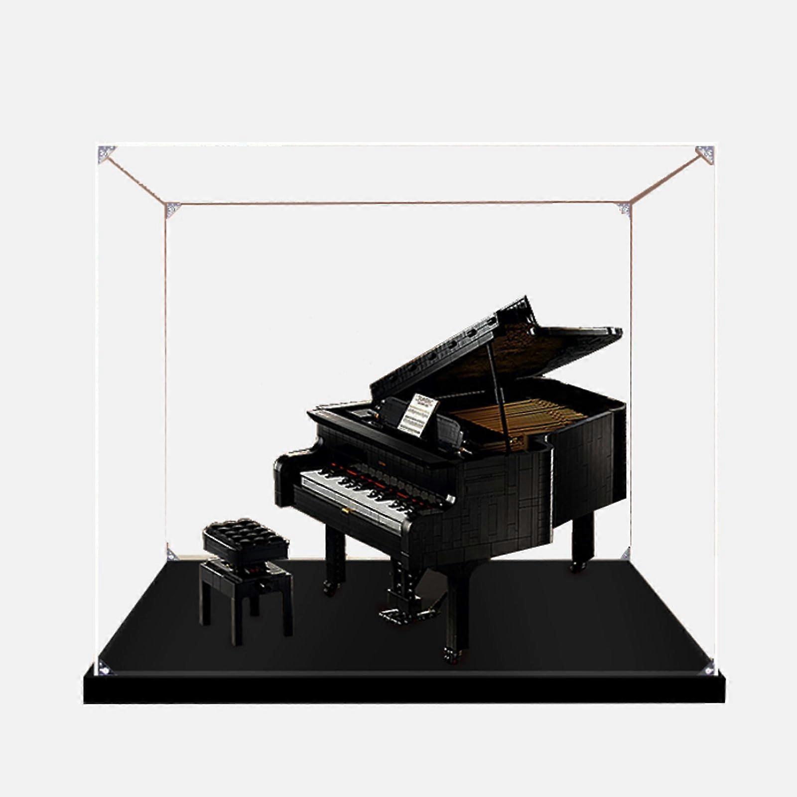 Piano Display Case Clear Acrylic Dustproof Box Protective Showcase 2MM for  21323 Model