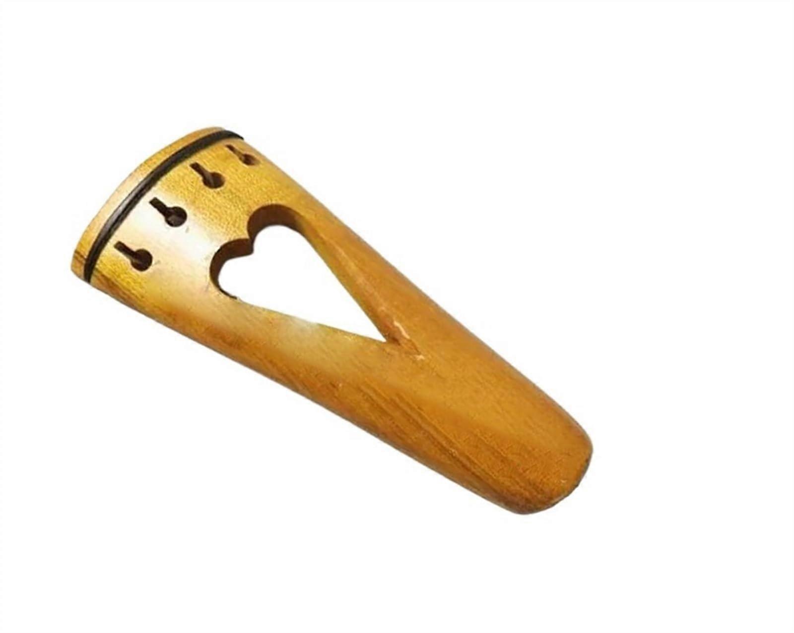 4/4 Violin Tailpiece with Fine Tuners for Stable Tuning Support and Even String Spacing