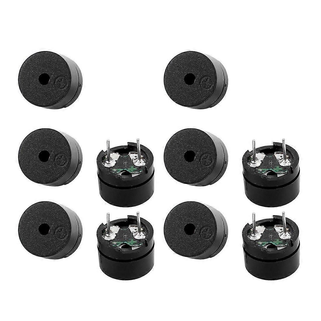 10pcs DC 5V 16 Ohm Passive Electronic Buzzer 12x8mm 2 Terminal PCB ReadytoInstall Pack