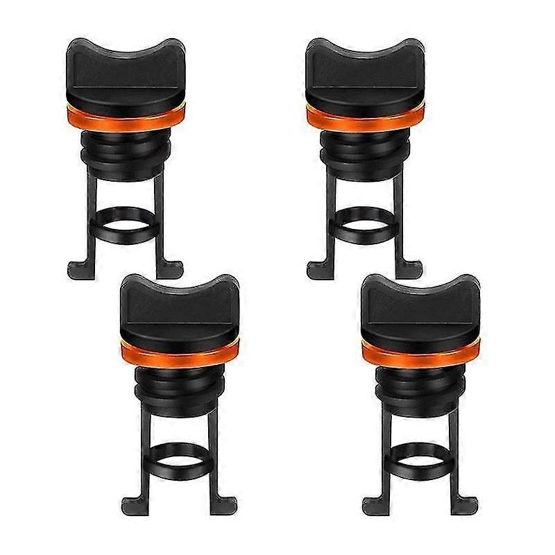 4pcs barco dreno plugue de nylon caiaque acessórios canoa scupper plugs 3/4 polegadas peças de caiaque
