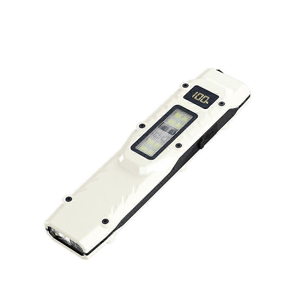 Outdoor Rechargeable LED Flashlight, Super Bright Flashlight COB Work Light Portable Multifunctional Flashlight