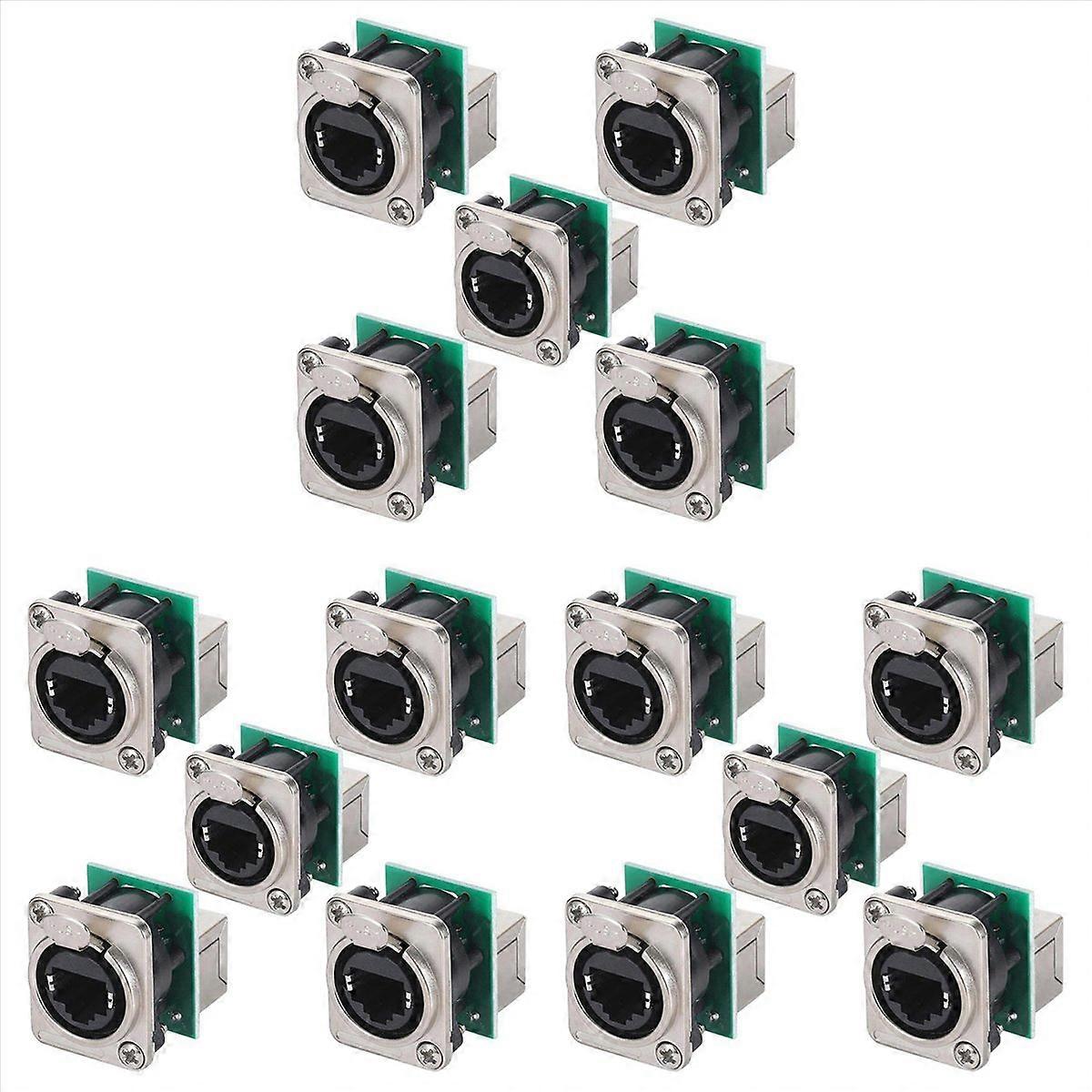 Ethercon Rj45 Chassis Socket,D-N8FDP RJ45 Feed/Pass Panel Mount Jack